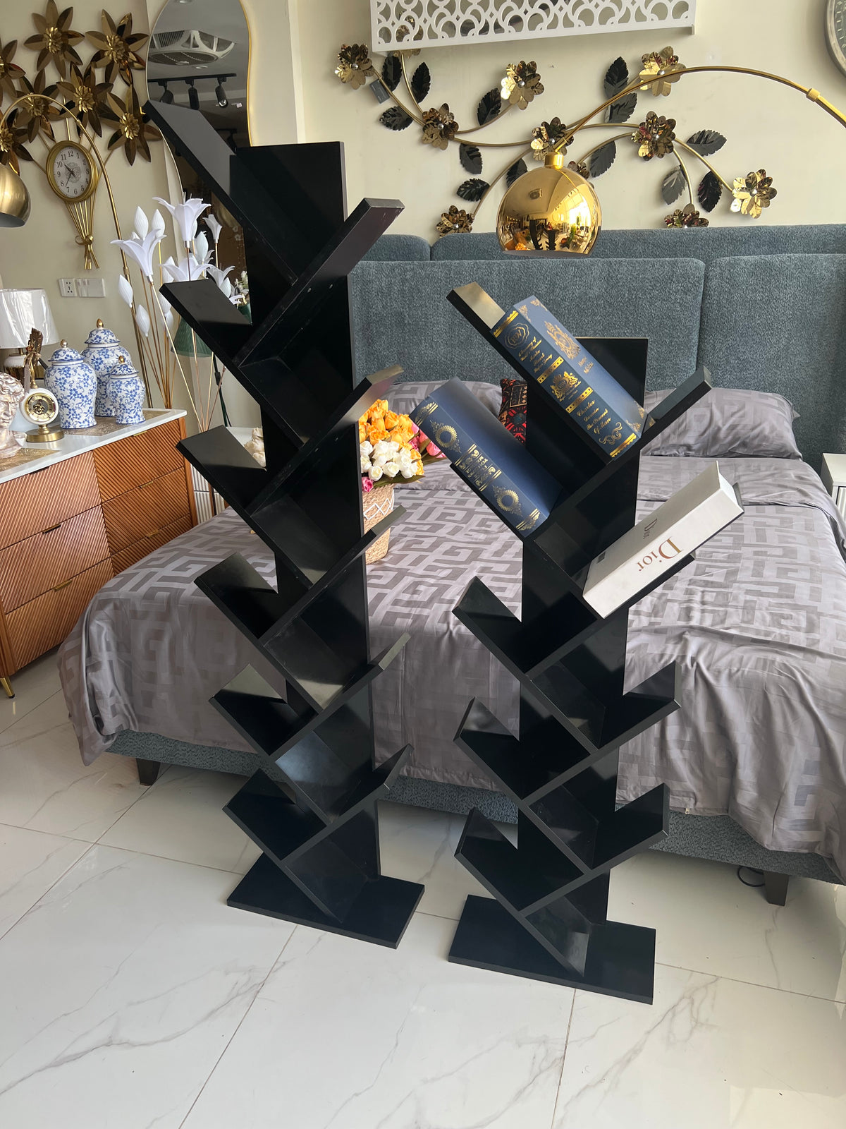 Tommy shelf Tree Bookshelf Black