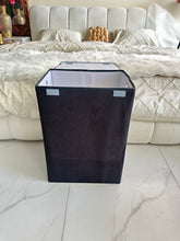 Laundry Basket Boucle Black