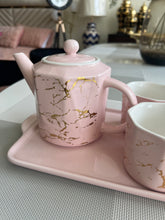 Pink tea set 4 Person 001