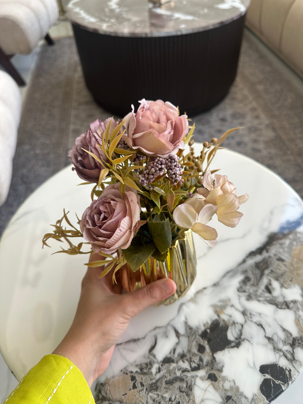 Ceramic Gold planter 07