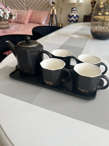 Black tea set 4 Person 002