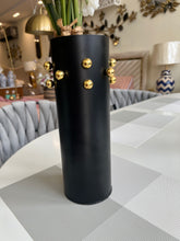 Black Metal Vase 03