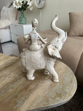 Elephant decor antique white