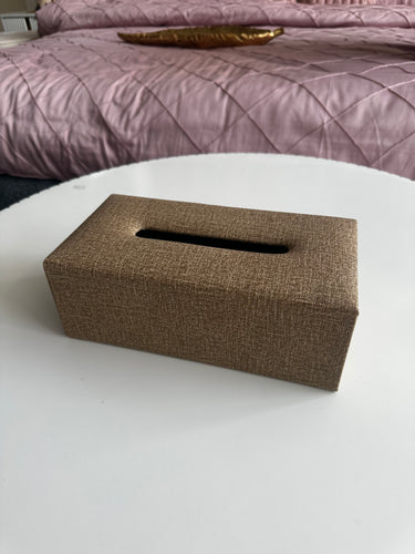 Jute Tissue Box Large