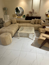 L shape Brown beary Sofa 6 seater 02