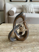 Rustic Star Vase grey
