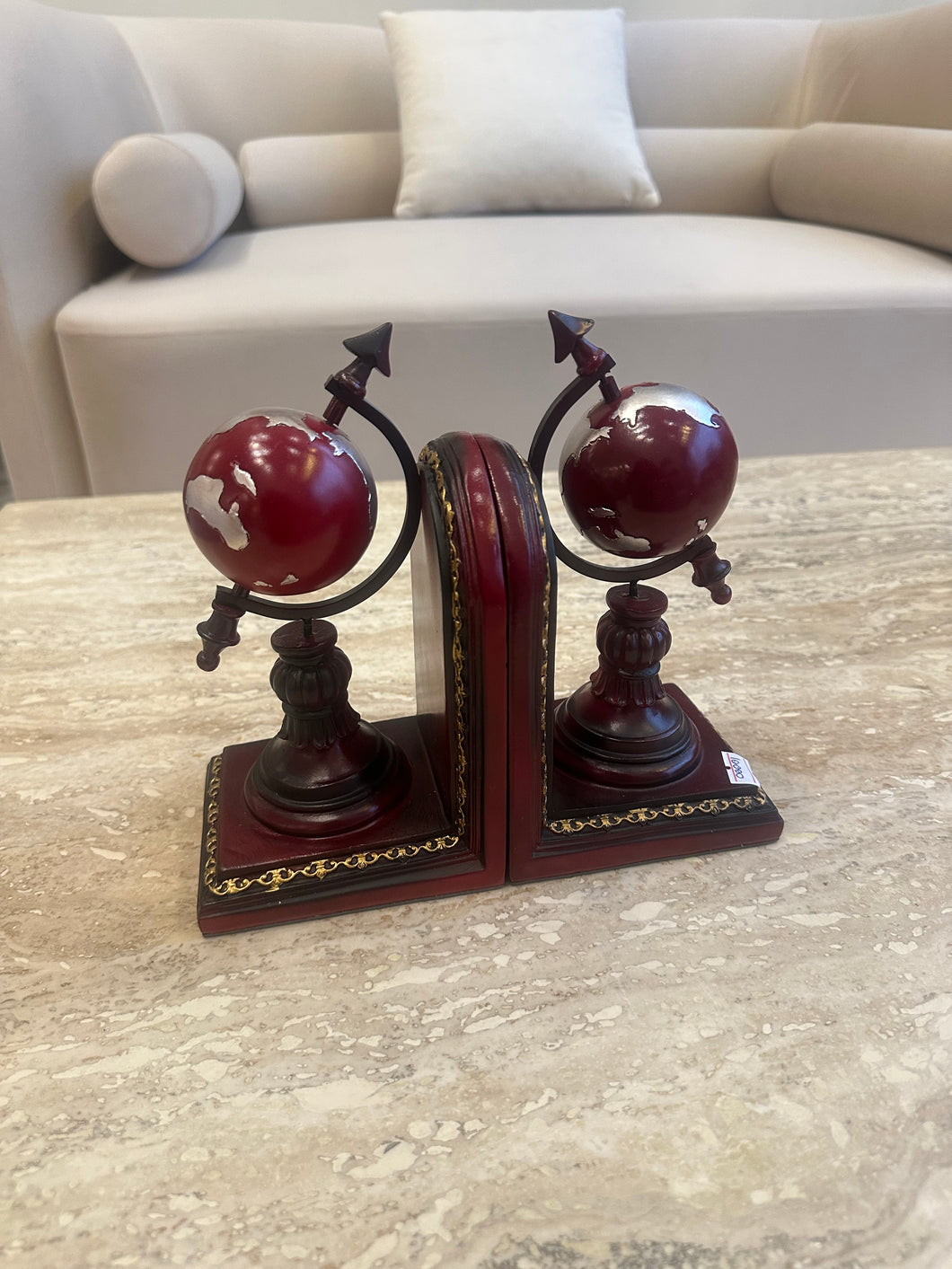 Globe Bookends