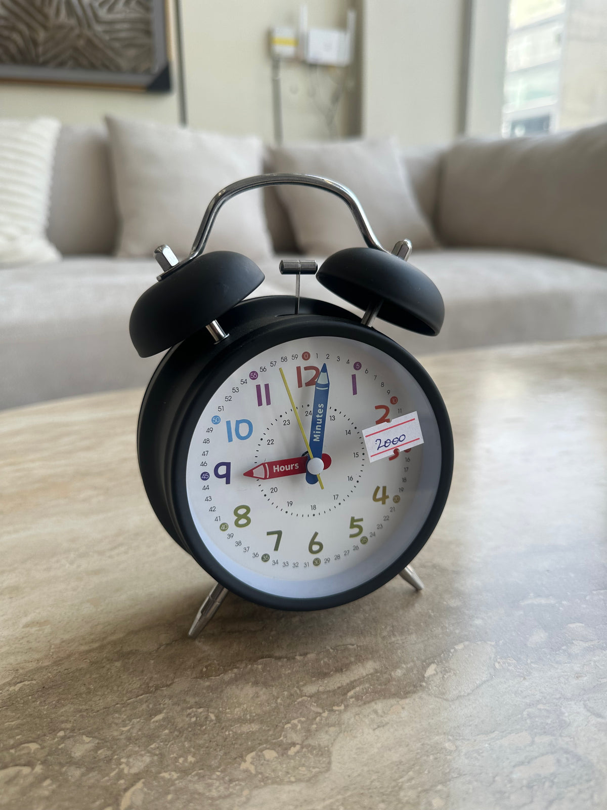 Black Alarm Clock 004