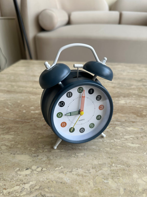 Dark Blue Alarm Clock 002