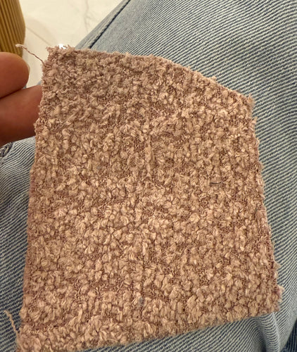 Boucle Fabric 015 pink