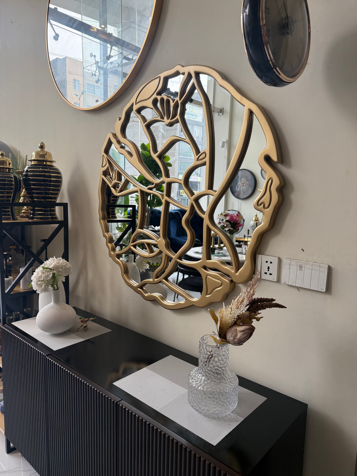 Abstract mirror Gold