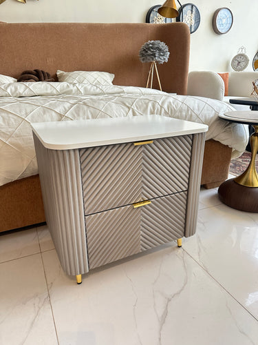 Espen Side Table Silver Grey