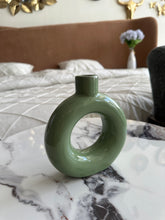 Ceramic Vase Olive Green 138