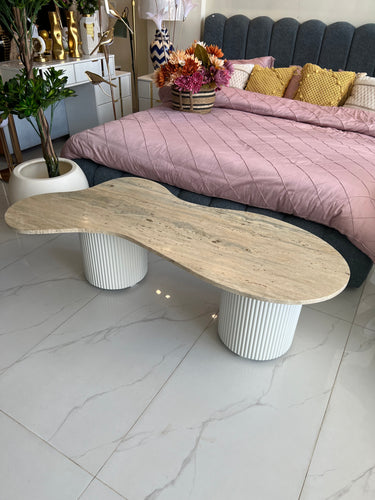 Travertine Table (delivery only in Lahore)