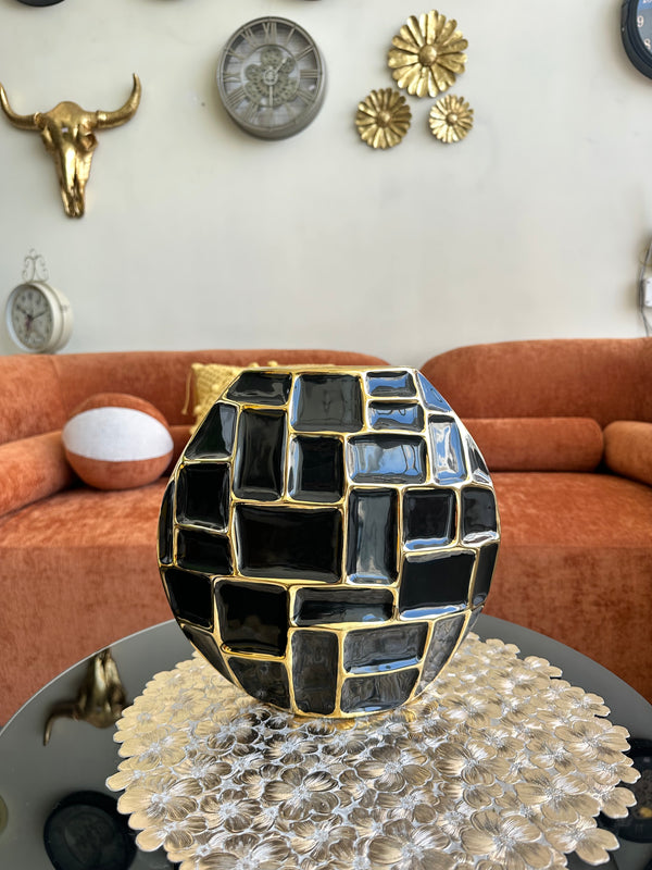 Ceramic Vase black 087
