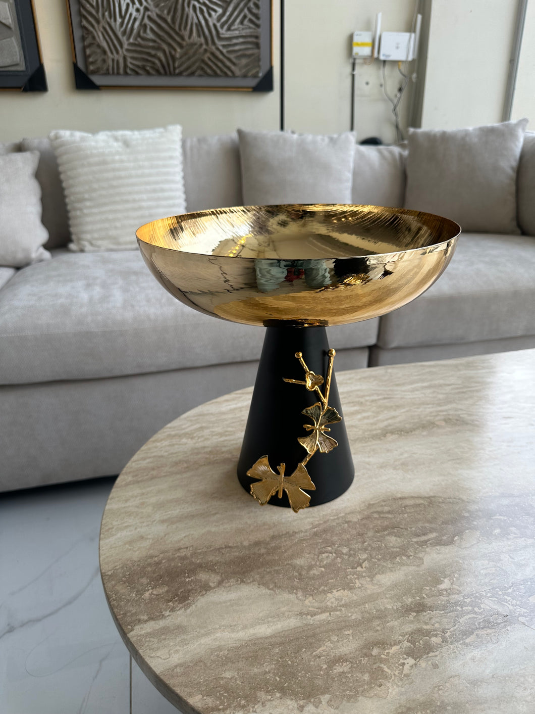 Butterfly Lux Trays Black & Gold 006