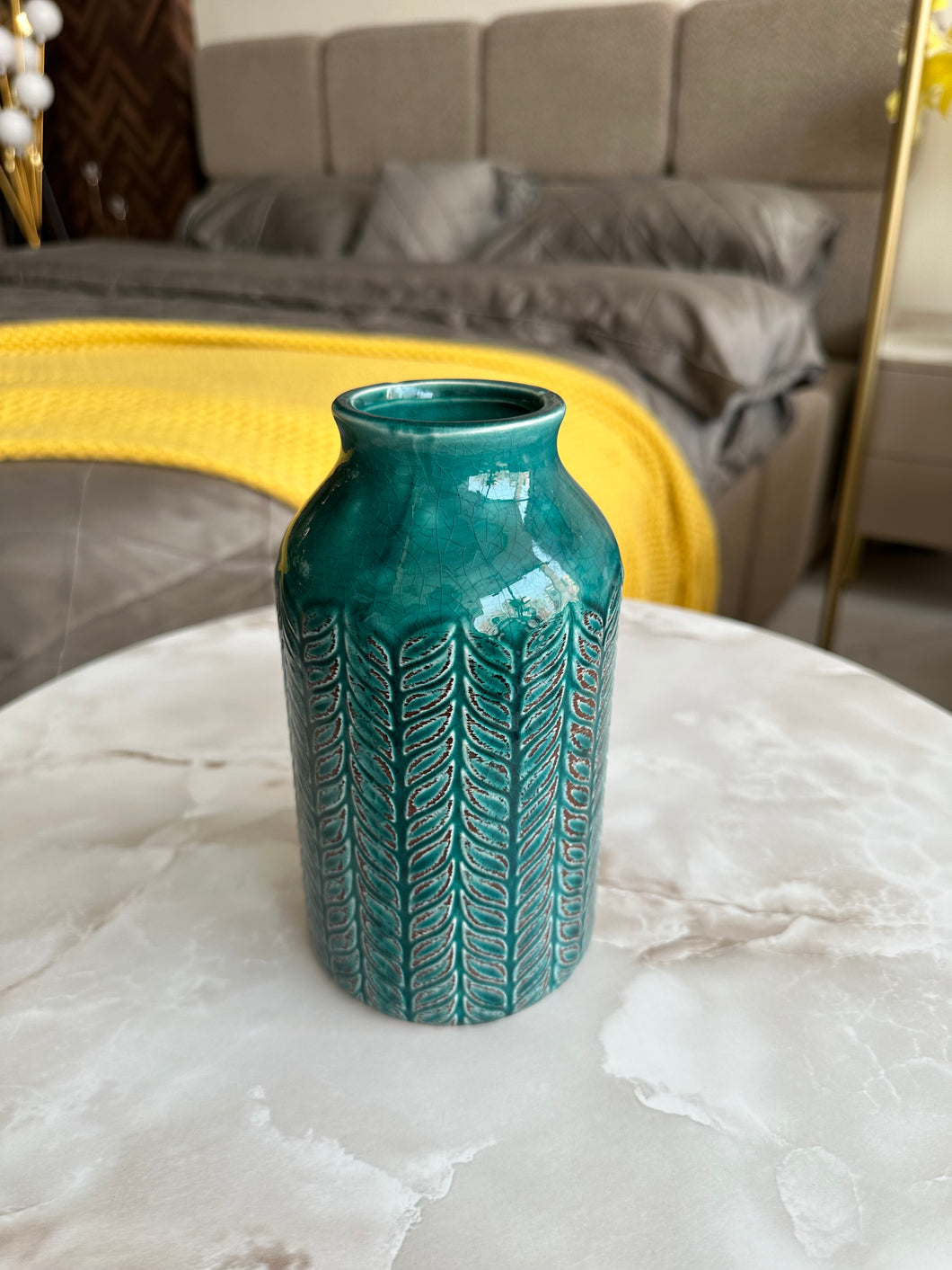 Ceramic green Vase set