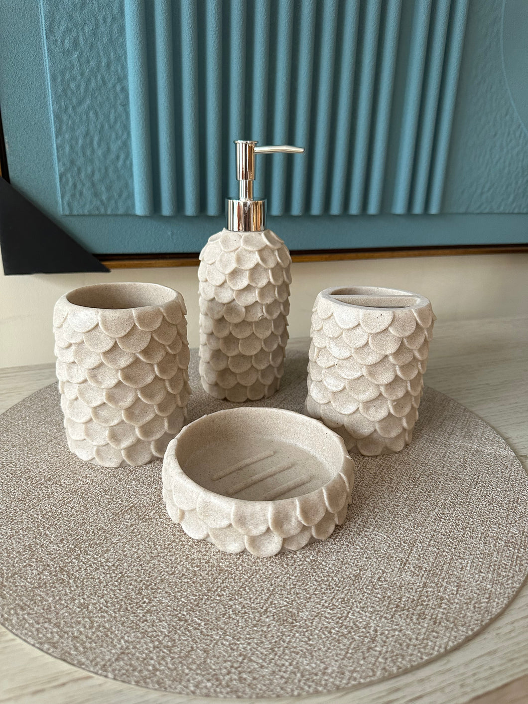 Scallop Bath set