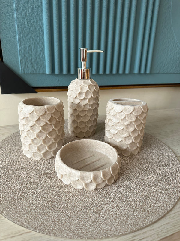 Scallop Bath set
