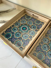 Wooden Tray Set 002