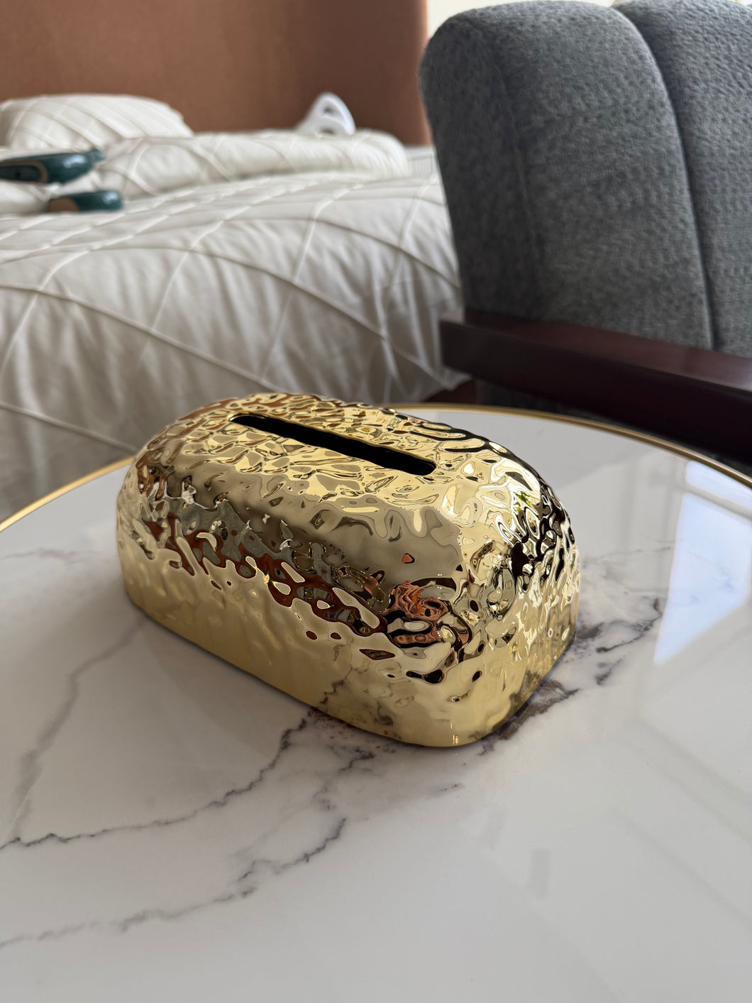 Gold jewel Tissue box SS04