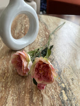 Pink Faux Peony Roses Stem
