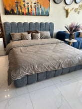 Rocky boucle bed Greyish Blue