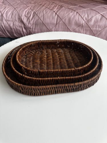 Rattan Tray Oval 03