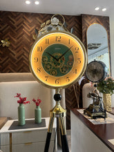 Tripod Gold Clock