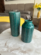 Ceramic green Vase set