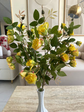 Small Rose flowers stem Yellow