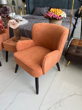 Allure Chair set Rust boucle