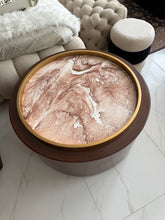 Marble Texture Sheesham Coffee Table