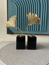 Ginkgo Leaf Ornaments set of 2