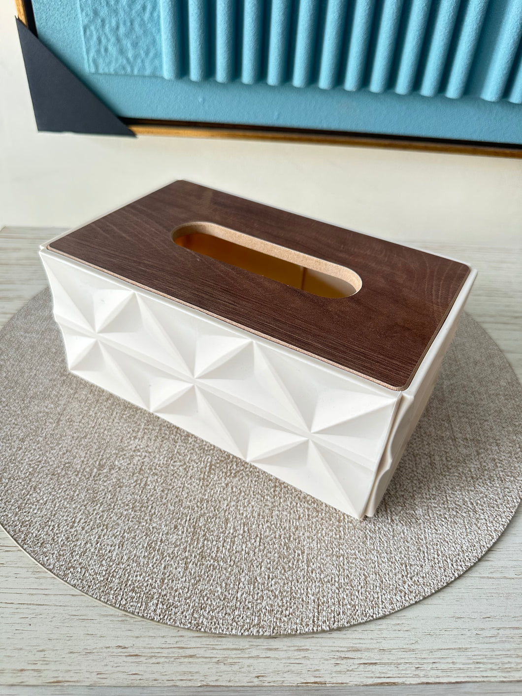 Beige Illusion Tissue box SS14