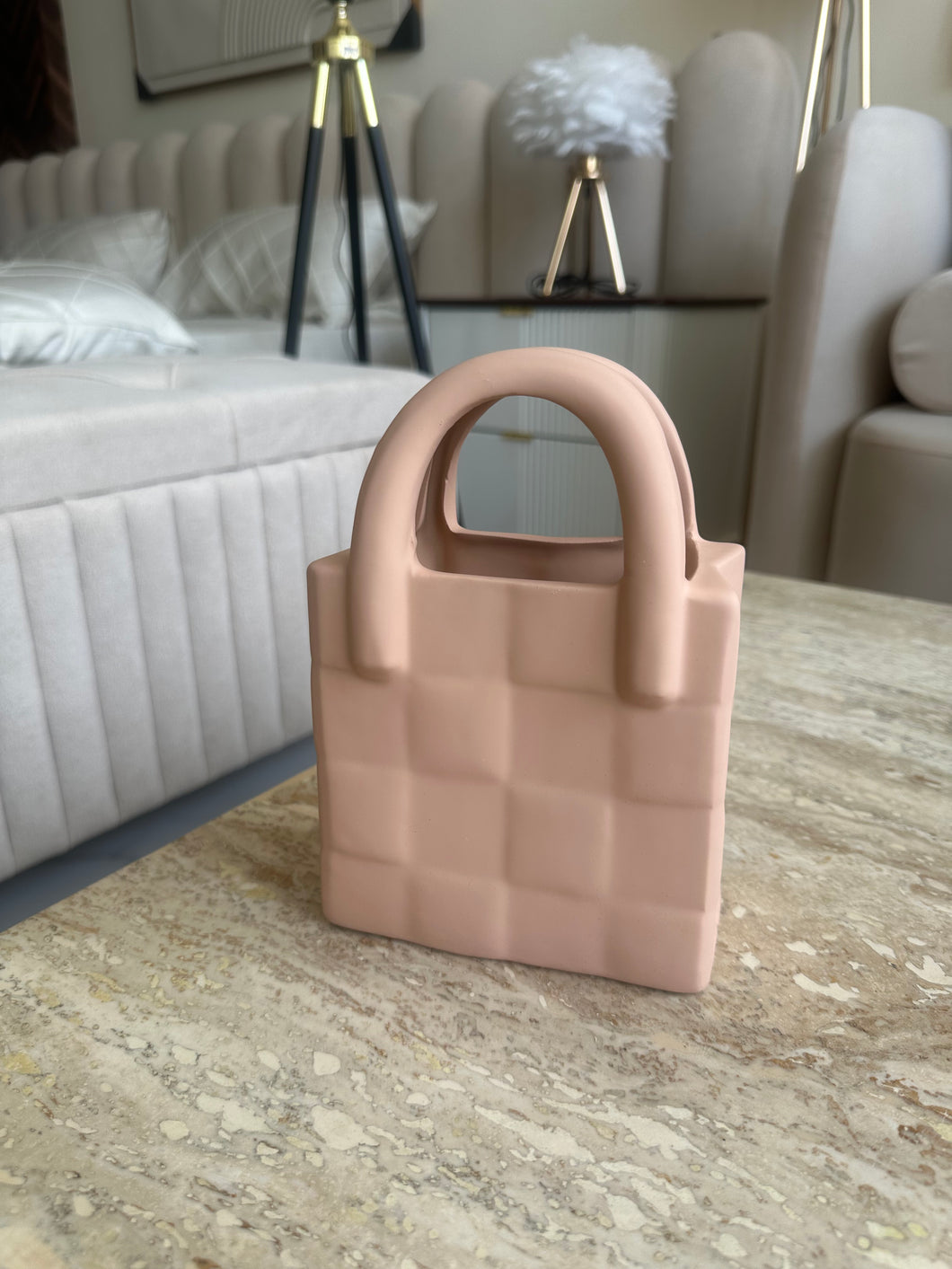 Pink Tote Vase