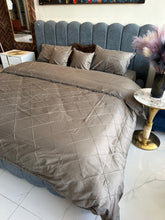 Rocky boucle bed Greyish Blue