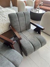 Grey luxx chair Pair