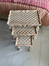 White Brood nesting table set of 3