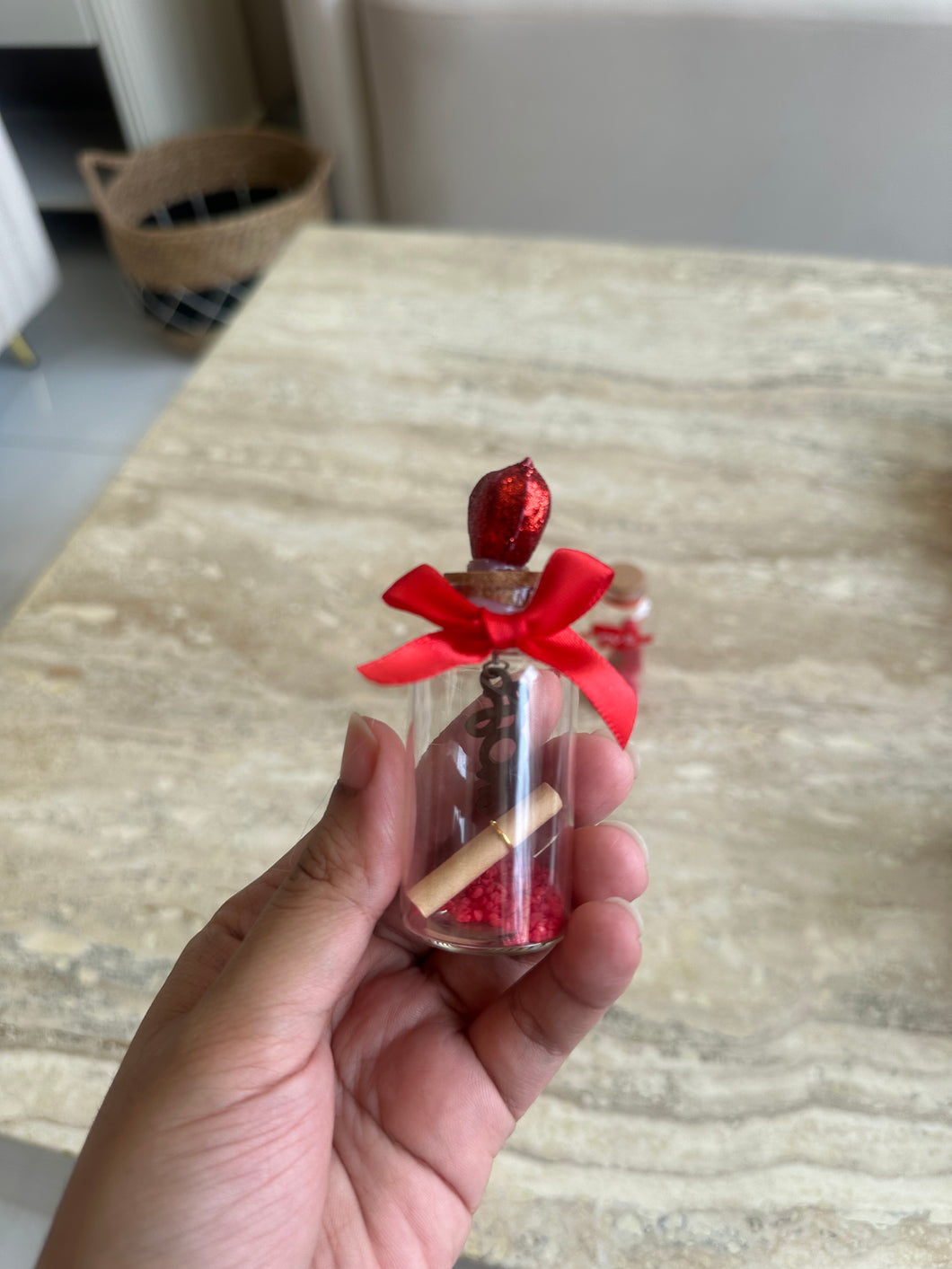 Cork bottles-Love theme