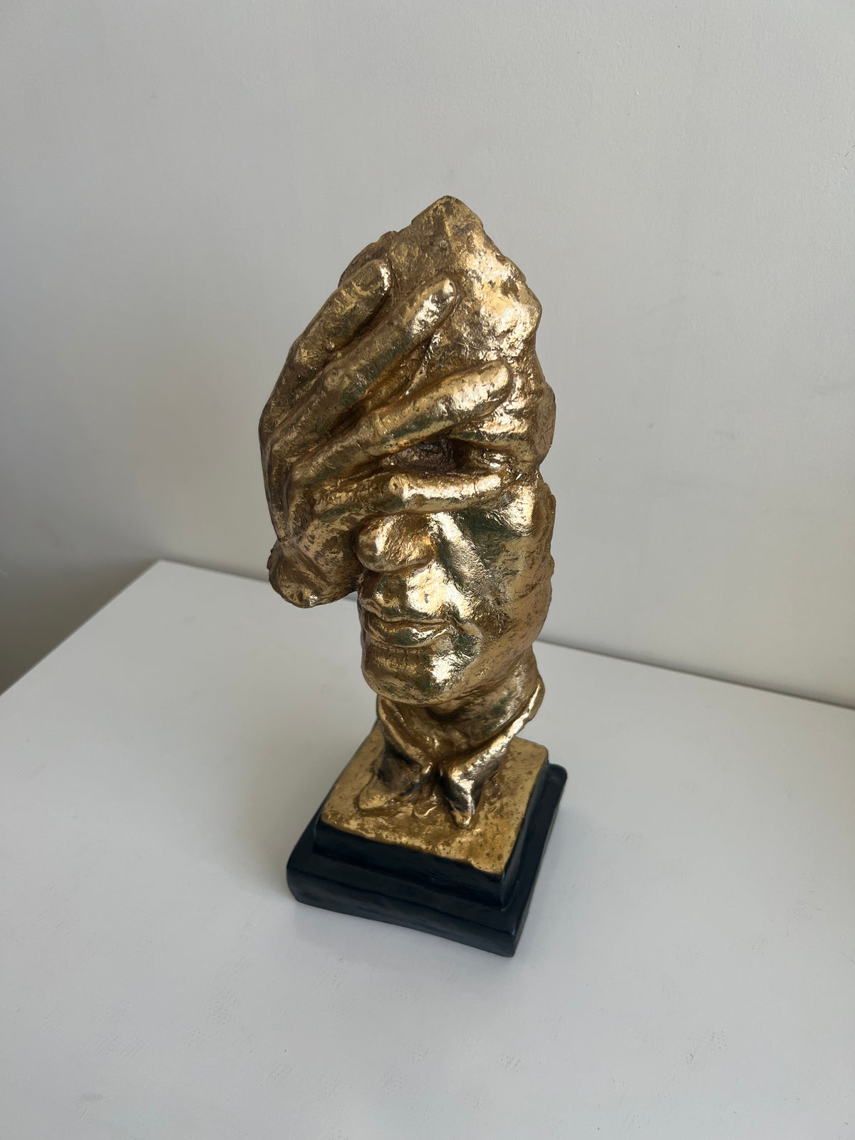 Hand Face Silent Man decor Premium