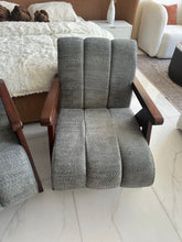 Grey luxx chair Pair