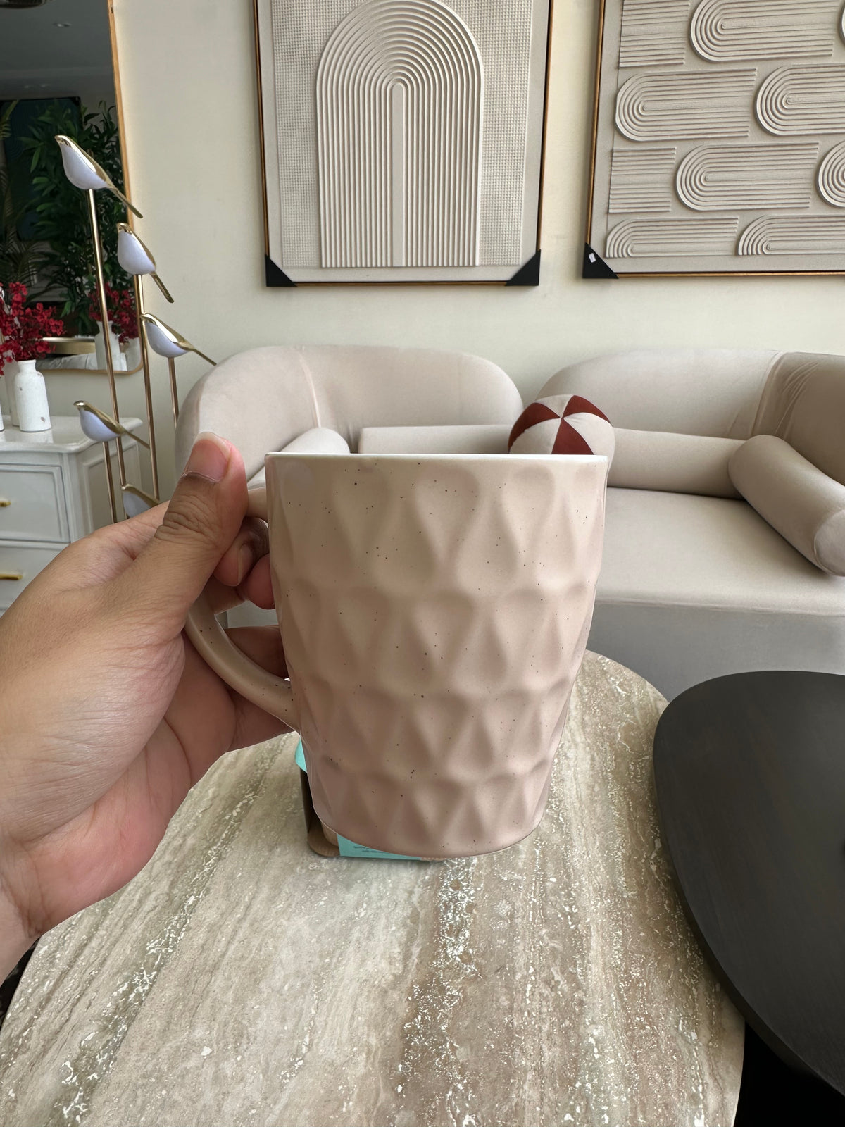 Mug set of 4 Beige