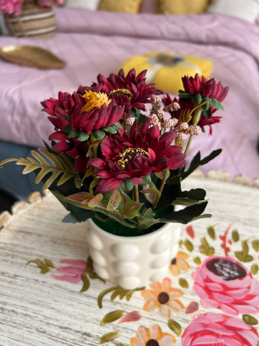 Ceramic Planter Red 004