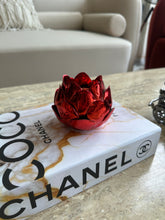 Red Flower Candle Stand