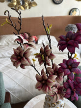 Mangnolia Artificial flower Purple