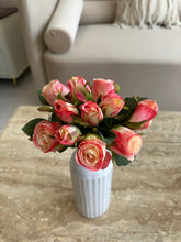 Rose Bunch 003 peach & yellow
