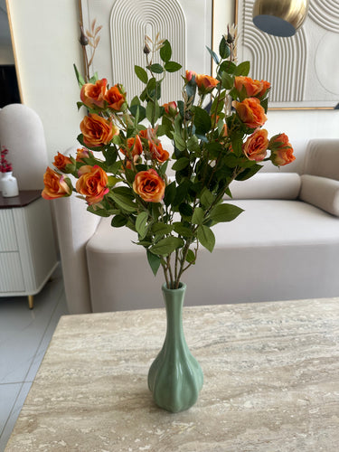 Small Rose flowers stem Orange