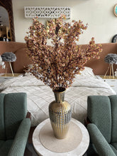 Faux Eucalyptus Spray Pink & beige