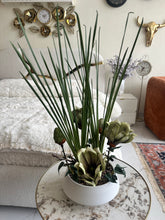 Magnolia Flower Arrangement in Ceramic Pot 004